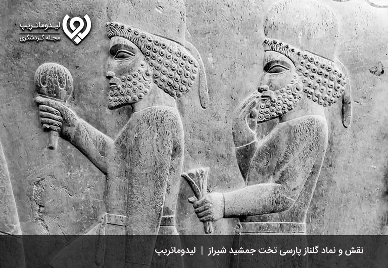 نماد-گلنار-پارسی-در-تخت-جمشید
