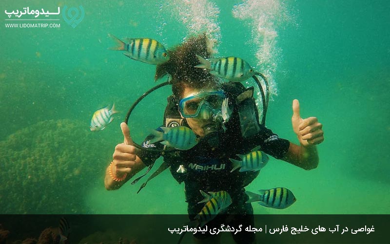 غواصی از تفریحات جزیره هرمز