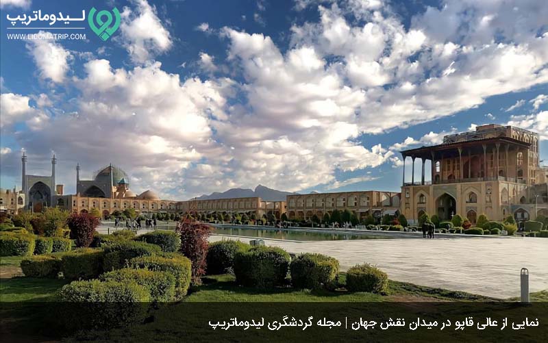 کاخ عالی قاپو از جاهای دیدنی اصفهان