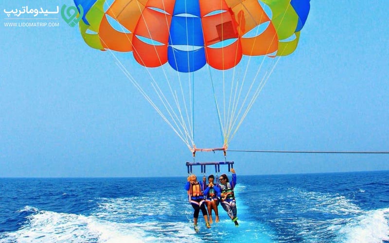 خطر پاراسل در کیش