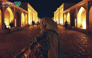 شب های پل خواجوی اصفهان