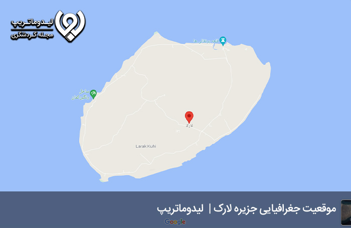 جزیره-لارک-روی-نقشه
