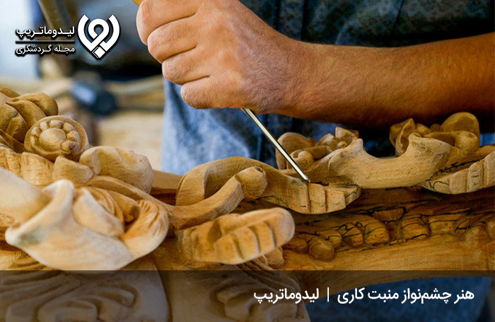 منبت-کاری؛-سوغاتی-با-کنده-کاری-روی-چوب
