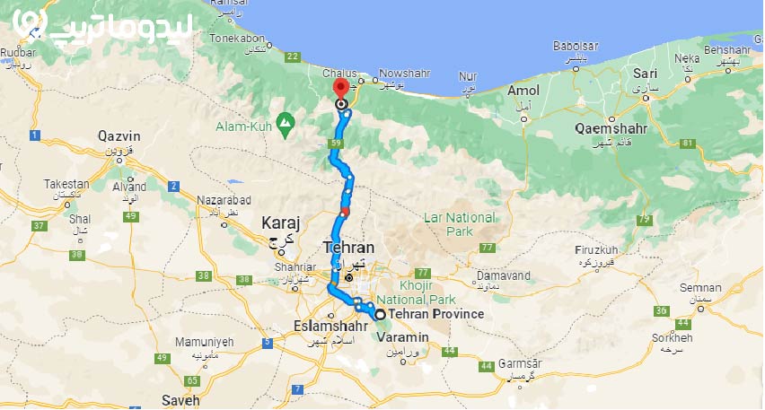 دسترسی به دریاچه ولشت